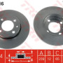 Kočioni disk TRW DF1516