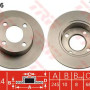 Kočioni disk TRW DF1526