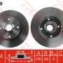 Kočioni disk TRW DF1529