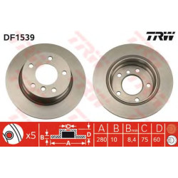 Kočioni disk TRW DF1539