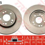 Kočioni disk TRW DF1585