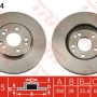 Kočioni disk TRW DF1594
