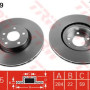 Kočioni disk TRW DF1749