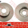 Kočioni disk TRW DF1790