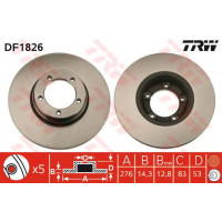 Kočioni disk TRW DF1826