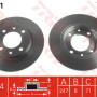 Kočioni disk TRW DF2581