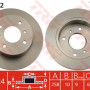 Kočioni disk TRW DF2592