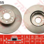 Kočioni disk TRW DF2595S