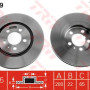 Kočioni disk TRW DF2619