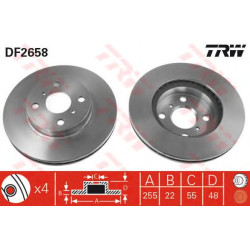 Kočioni disk TRW DF2658