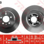 Kočioni disk TRW DF2660