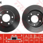 Kočioni disk TRW DF2704