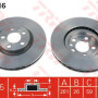 Kočioni disk TRW DF2716