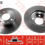 Kočioni disk TRW DF2722