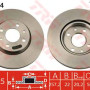 Kočioni disk TRW DF2734