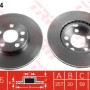 Kočioni disk TRW DF2754