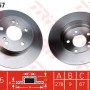 Kočioni disk TRW DF2757