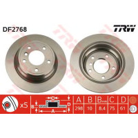 Kočioni disk TRW DF2768