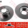 Kočioni disk TRW DF2769