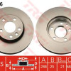 Kočioni disk TRW DF2776