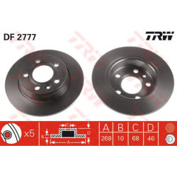 Kočioni disk TRW DF2777