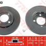 Kočioni disk TRW DF2780