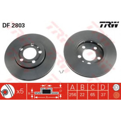 Kočioni disk TRW DF2803