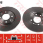 Kočioni disk TRW DF2808