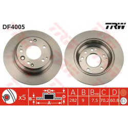 Kočioni disk TRW DF4005