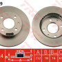 Kočioni disk TRW DF4019