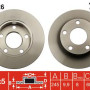 Kočioni disk TRW DF4026