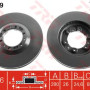 Kočioni disk TRW DF4029