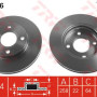 Kočioni disk TRW DF4036
