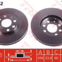Kočioni disk TRW DF4042