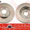Kočioni disk TRW DF4046