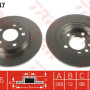 Kočioni disk TRW DF4047