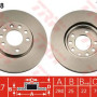 Kočioni disk TRW DF4048