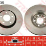 Kočioni disk TRW DF4053S