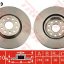 Kočioni disk TRW DF4059