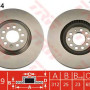 Kočioni disk TRW DF4064