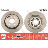 Kočioni disk TRW DF4066