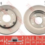Kočioni disk TRW DF4081