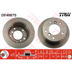 Kočioni disk TRW DF4087S