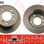 Kočioni disk TRW DF4088S