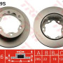 Kočioni disk TRW DF4089S
