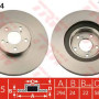 Kočioni disk TRW DF4104