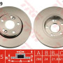 Kočioni disk TRW DF4109