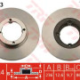 Kočioni disk TRW DF4123
