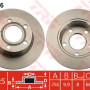 Kočioni disk TRW DF4126