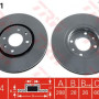 Kočioni disk TRW DF4141